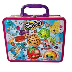 Shopkins Jigsaw Puzzle in Metal Lunch Tin Carrying Case